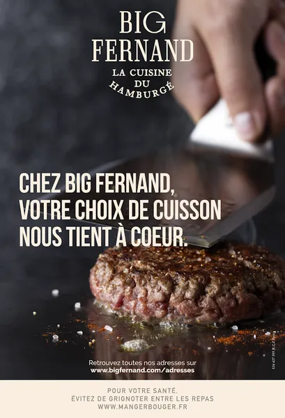 menu 1 of Big Fernand