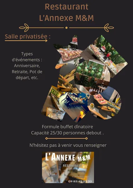 menu 2 of L'ANNEXE M&M