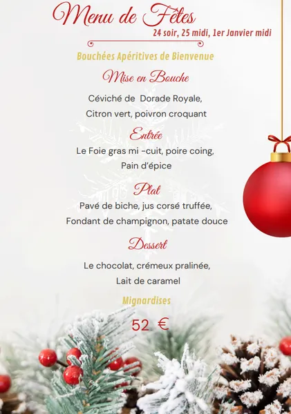 menu 0 of Bistrot Rouge