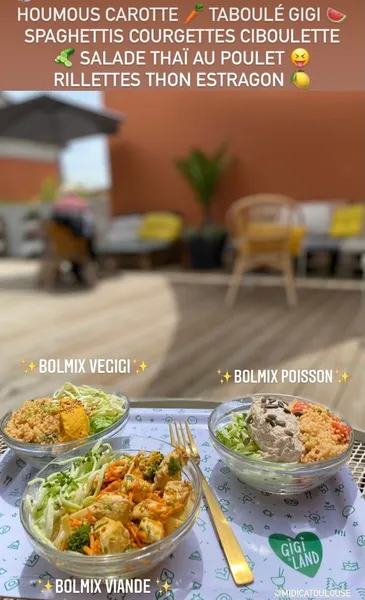 menu 0 of Gigiland