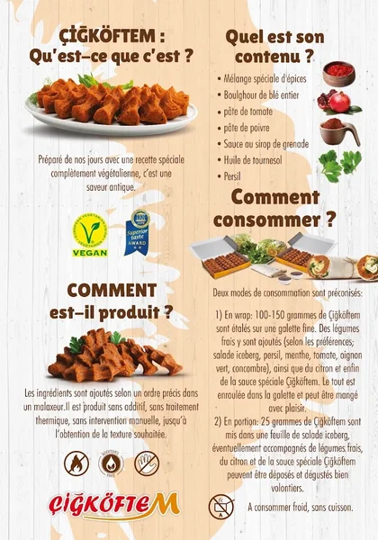 menu 0 of Cigkoftem Dijon