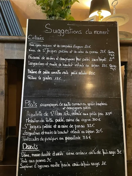 menu 0 of Au Sourd