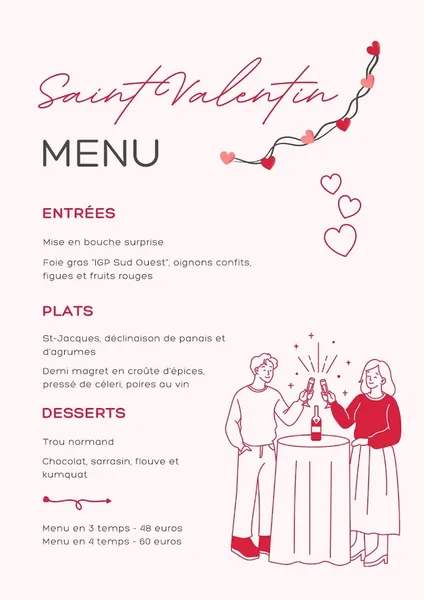 menu 0 of Les Fortes Têtes