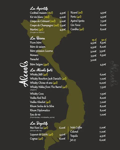 menu 1 of Chez ba noi
