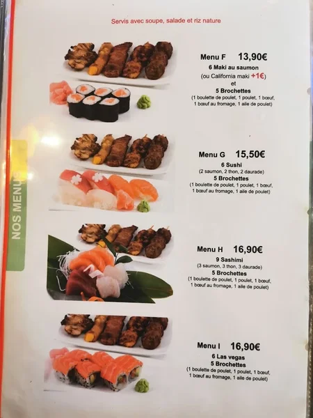 menu 0 of Muki Sushi