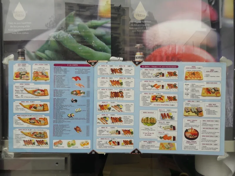 menu 0 of Sushibar