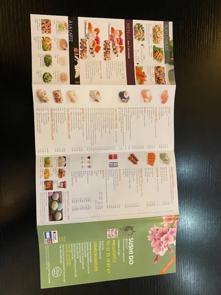 menu 0 of Sushi Do boulogne billancourt