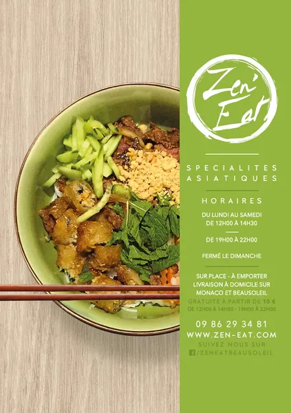 menu 2 of Zen'Eat