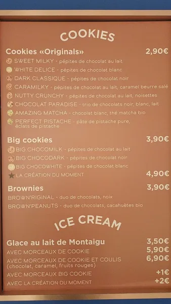 menu 0 of Laura Todd - fine cookies