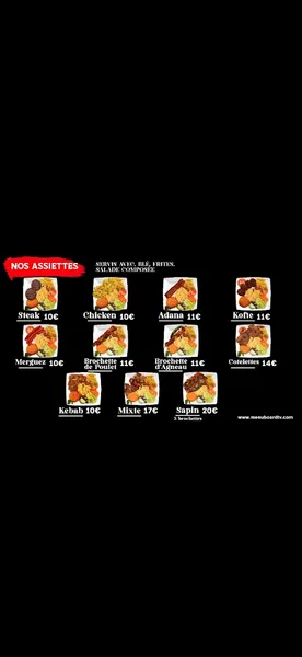 menu 0 of Restaurant du Sapin d'Istanbul