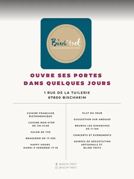 menu 1 of LE BISCH'TROT