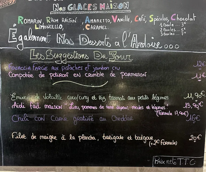 menu 1 of Aux deux chefs