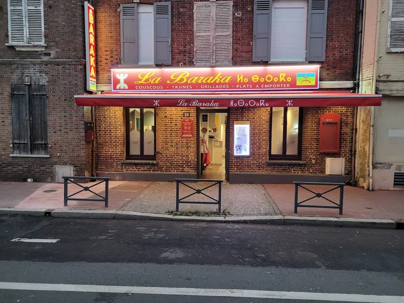 menu 2 of La Baraka