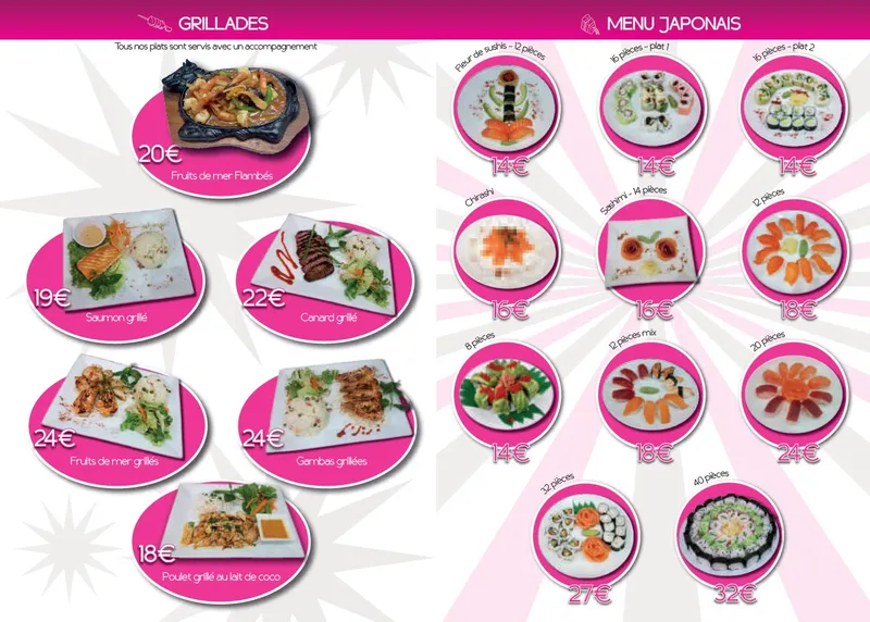 menu 2 of Restaurant Le Vietnam & Sushi-Là