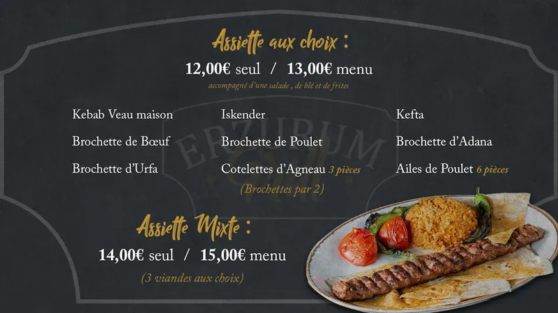 menu 0 of Erzurum grill