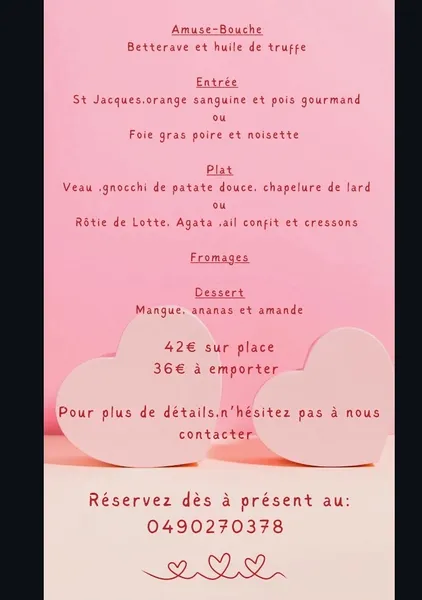 menu 0 of Comptoir des Frangines