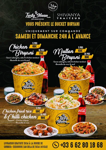menu 0 of Le Tasty Naan Melun