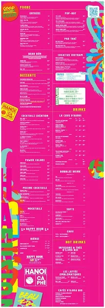 menu 0 of Hanoï Cà Phê Lyon Confluence