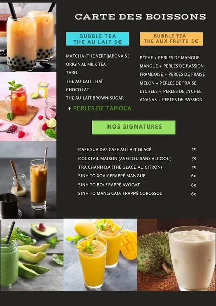 menu 0 of Pho 69