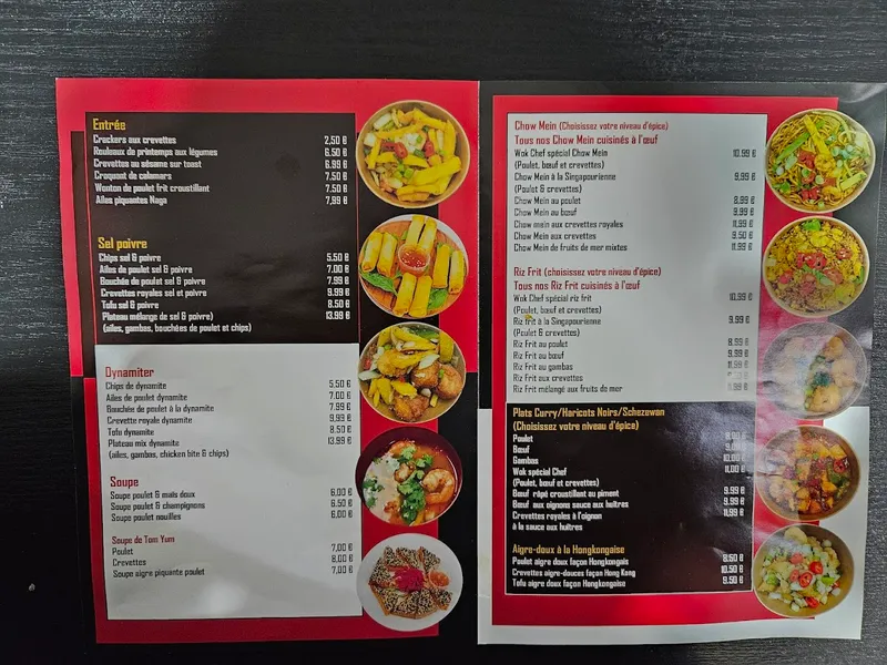 menu 1 of Wok Chef Halal Chinese