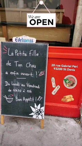 menu 1 of La petite fille de Tan Chau - Bistrot Asiatique