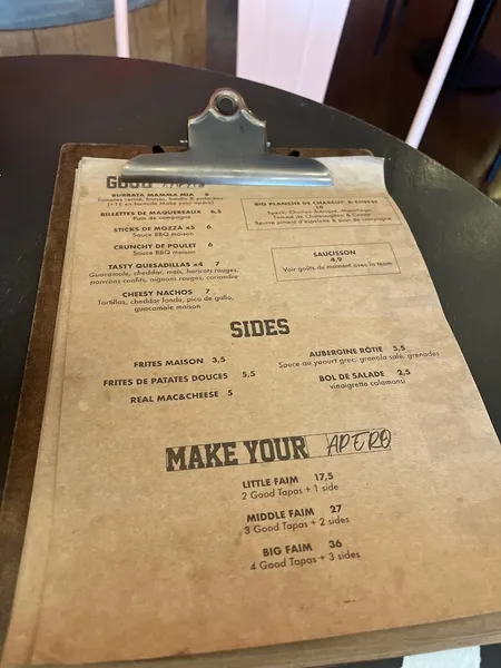 menu 0 of BDS Restaurant Rennes
