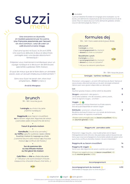 menu 0 of suzzi