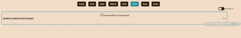 menu 2 of Brasserie Midi Minuit Confluence