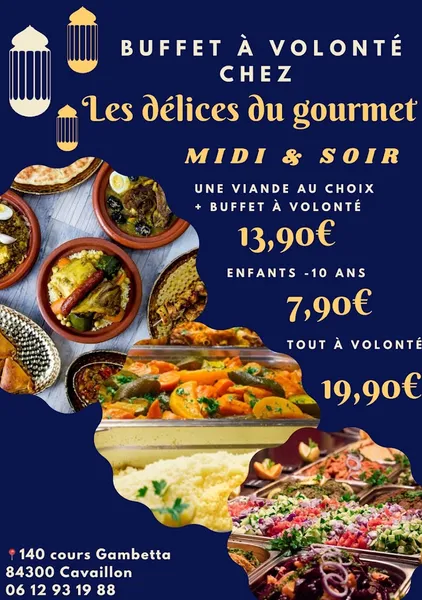menu 0 of LE GOURMET RESTAURANT CAVAILLON