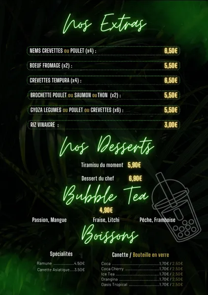 menu 0 of Asian Street