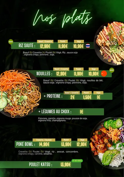 menu 1 of Asian Street