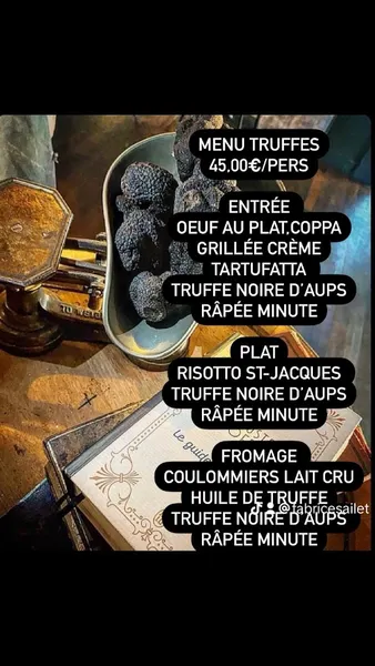 menu 0 of La Vie Est Une Fête