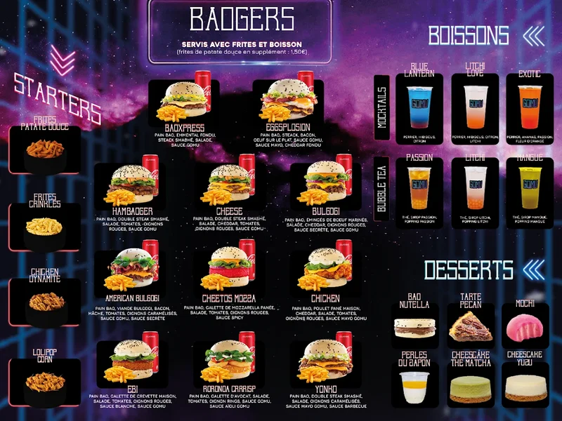 menu 0 of GOMU Bezons