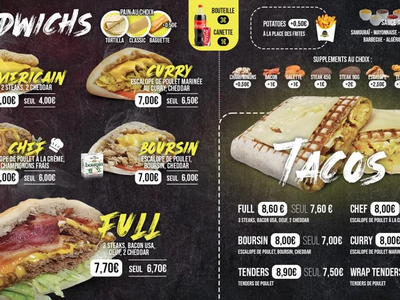 menu 0 of BURGER HOUSE