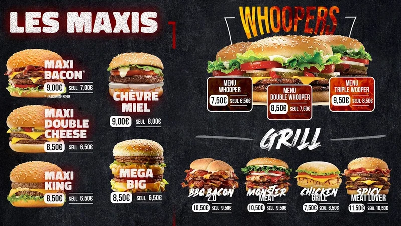 menu 1 of BURGER HOUSE