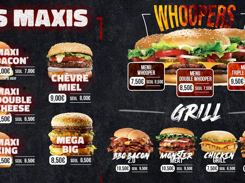 menu 1 of BURGER HOUSE