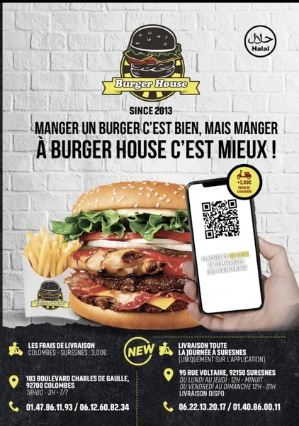 menu 2 of BURGER HOUSE