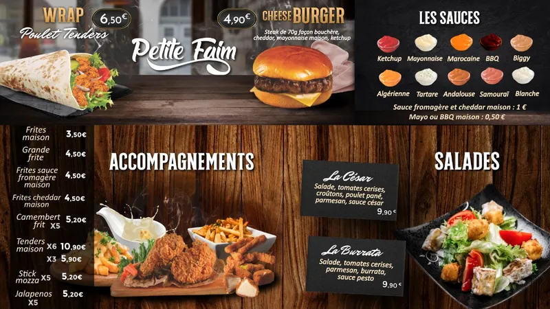 menu 0 of Le K Burger (Cannes)