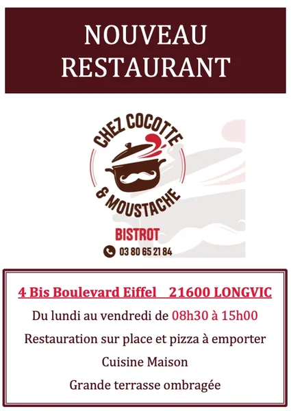 menu 1 of Chez Cocotte & Moustache
