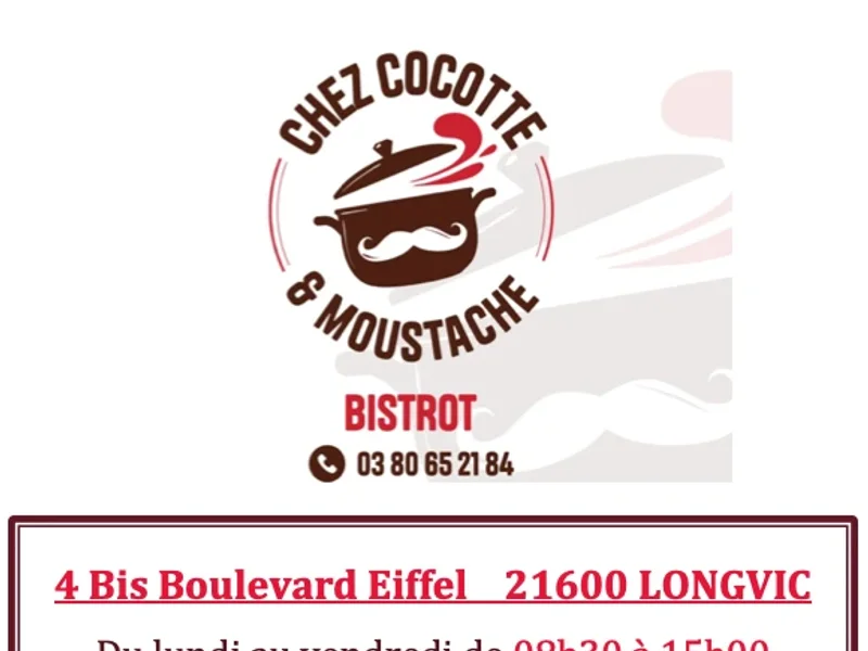 menu 1 of Chez Cocotte & Moustache