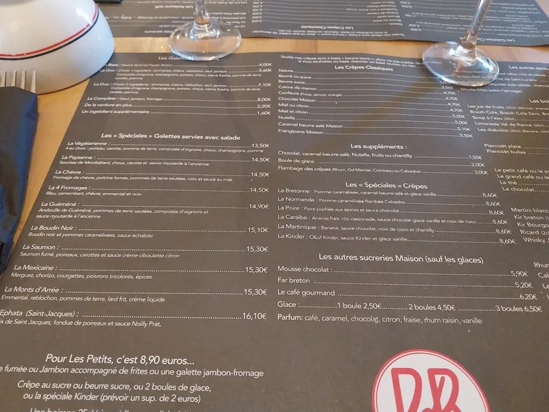 menu 1 of Le Pot de Beurre
