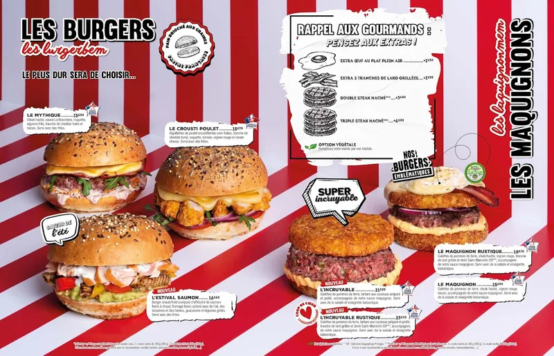 menu 0 of Restaurant La Boucherie