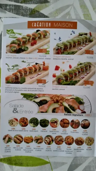 menu 2 of Wok Sushi