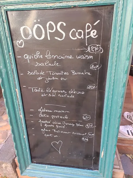 menu 0 of OÖPS Café