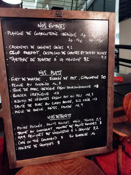 menu 0 of L'Union Fait La Sauce
