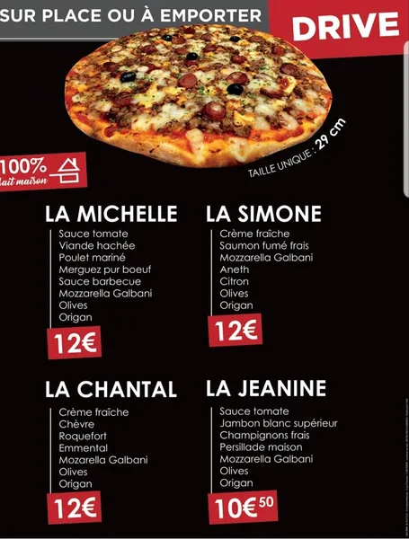 menu 2 of Côté Burger