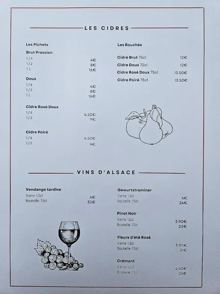 menu 1 of Le Moulin du Diable