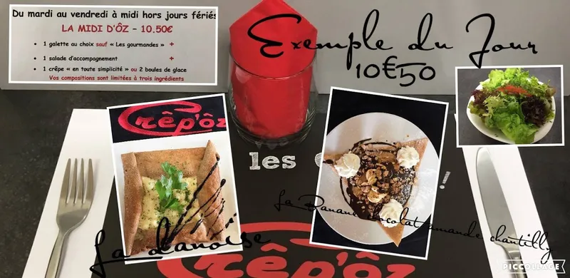 menu 1 of Restaurant Crêp'ôz Selestat