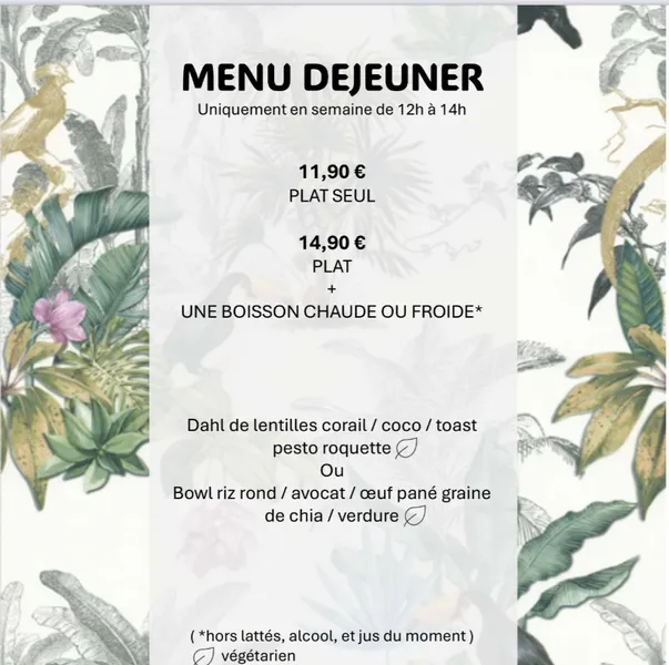 menu 0 of BRUNCHIE Strasbourg lunch café brunch