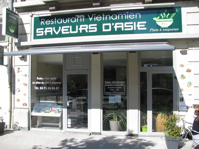 menu 2 of Restaurant Saveurs d’Asie